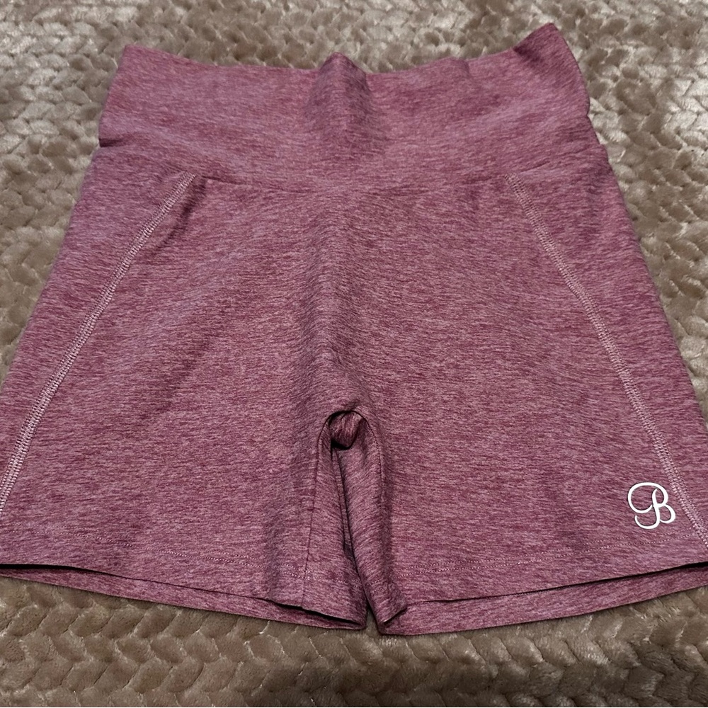 SOLD Bombshell Sportswear Straight Up Shorts rose blush color Medium